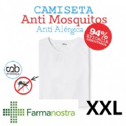 Camiseta antimosquitos stingbye camiseta manga corta  | talla xxl | color blanco